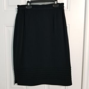 Skirt, Classic Black Skirt-Professional office or Evening Wear